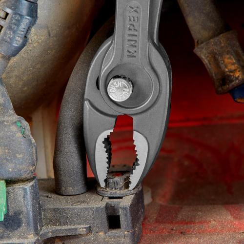 Knipex TwinGrip Front & Side Gripping Pliers Plastic Coated Grey Atramentized 200mm 82 01 200